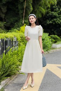 夏装连衣裙，竹节,女装连衣裙,雪飞诗