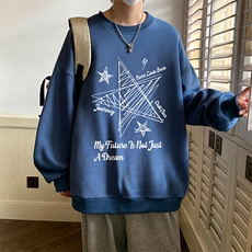 圆领卫衣男超大码胖子肥佬大号长袖t恤S6456-P28，男装卫衣，电商A040