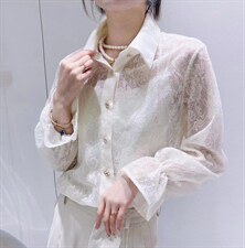 蕾丝衬衫，女装衬衫，香水之恋