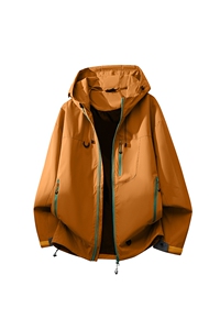 机能冲锋衣情侣外套登山服户外工装连帽小众运动夹克防风7870-P45图片