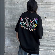 新款！重磅刺绣短袖t恤男夏季美式简约风字母纯棉半袖宽松TX8149，男装T恤，星座1116A（原606A-3）