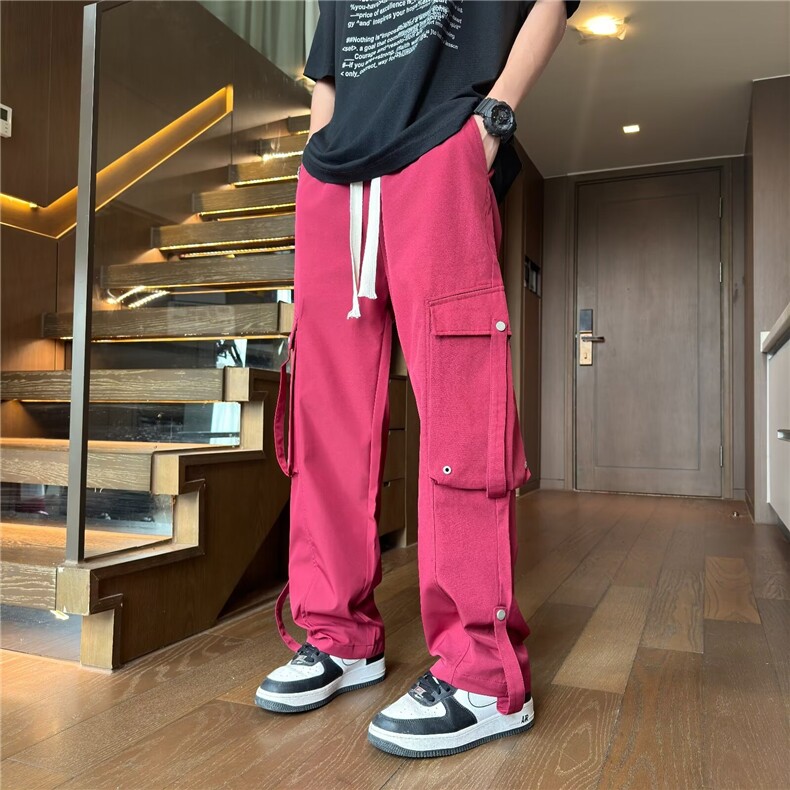 大口袋金属装饰工装裤KZ03,男装工装外套,星座1116A-1（原606A）