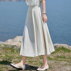 夏日漂亮小日常韩系气质穿搭一整套高级感绝美花朵衬衫女裙子，女装半身裙，卡杰菲