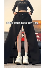 现货S-3XL加大码纯色直筒弹力牛仔裤310A-2BK309P55控78，男装牛仔裤，星座310A-2