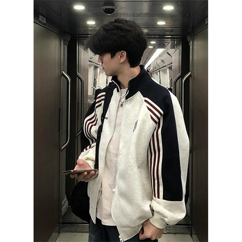 706-1-WY1622-P48特P现货秋季美式撞色运动卫衣棒球服外套,女装短外套,星座706-1