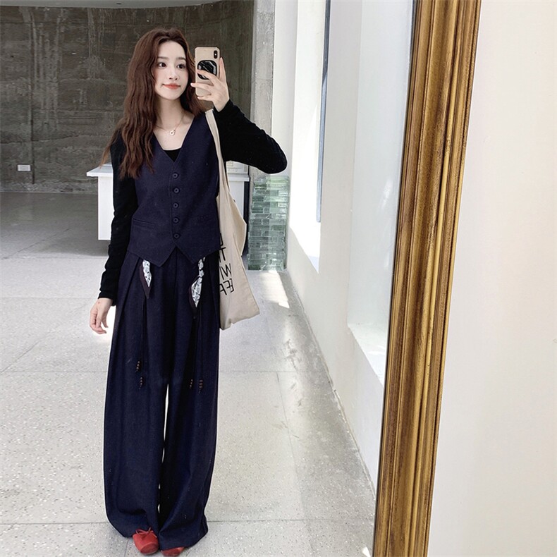 新款现货主推西装马甲二件套2C129-2601-P175-K258,女装套装/套裙,2C129