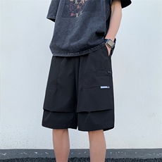 港风小牛津休闲裤高街五分裤宽松直通短裤DK305P32，男装休闲裤，星座1204-3