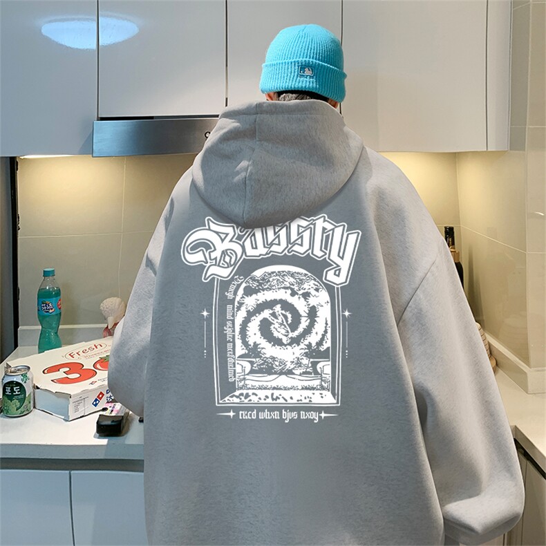 抖音供货、重磅360克现货字母印花连帽卫衣HD019-1-LMWY4458-P35,男装卫衣,电商019-1