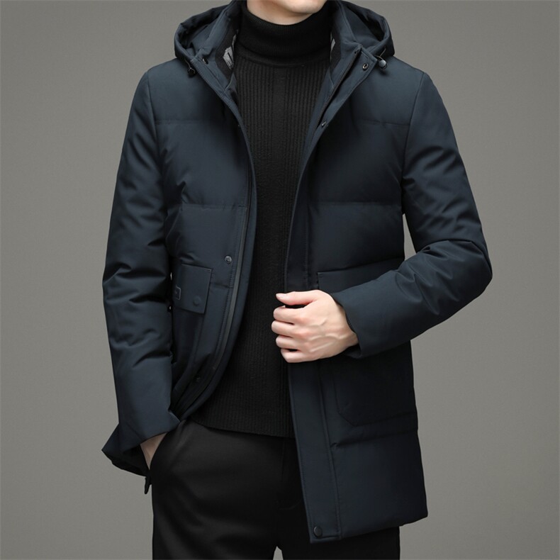 冬季新款脱卸帽羽绒服休闲外套爸爸装时尚上衣YYYR039608-P240,男装羽绒服,电商B212（原钱塘6029）