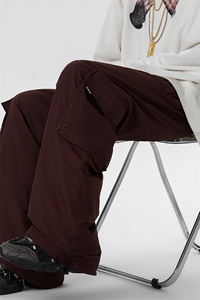 8XL-M三防登山工装羽绒裤男90白鸭绒冲锋裤子男YRK2001P118控158图片