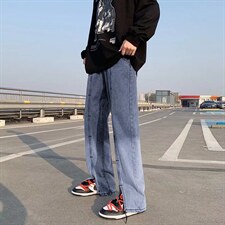新款春季水洗直筒牛仔裤N235P45,男装牛仔裤,星座1116-2