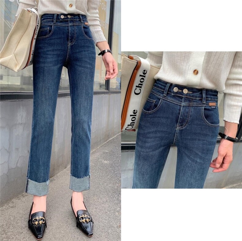 现货翻边烟管裤，其它，雪儿诱惑