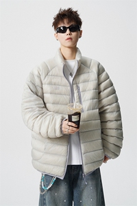 印花轻便90绒白鸭绒M-5XL大码：锦纶羽绒服男78187P238控328图片