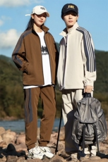秋季直播新款大码港风情侣休闲运动户外登山夹克卫裤套装男D02P65，男装休闲裤，电商B226-2（原B217-2）