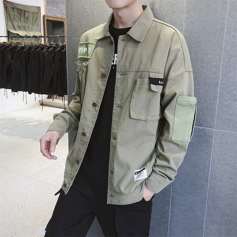 2021春装新款外套工装夹克衣服休闲日系宽松潮男装DS335TP80,男装夹克,电商A102