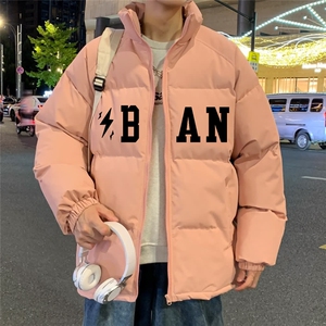 新款棉衣男外套加厚立领韩版潮流青年帅气羽绒棉服冬装棉袄子图片