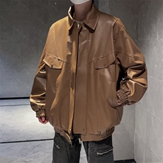 春季新款时尚皮夹克外套LW77P80，男装夹克，星座1116-2