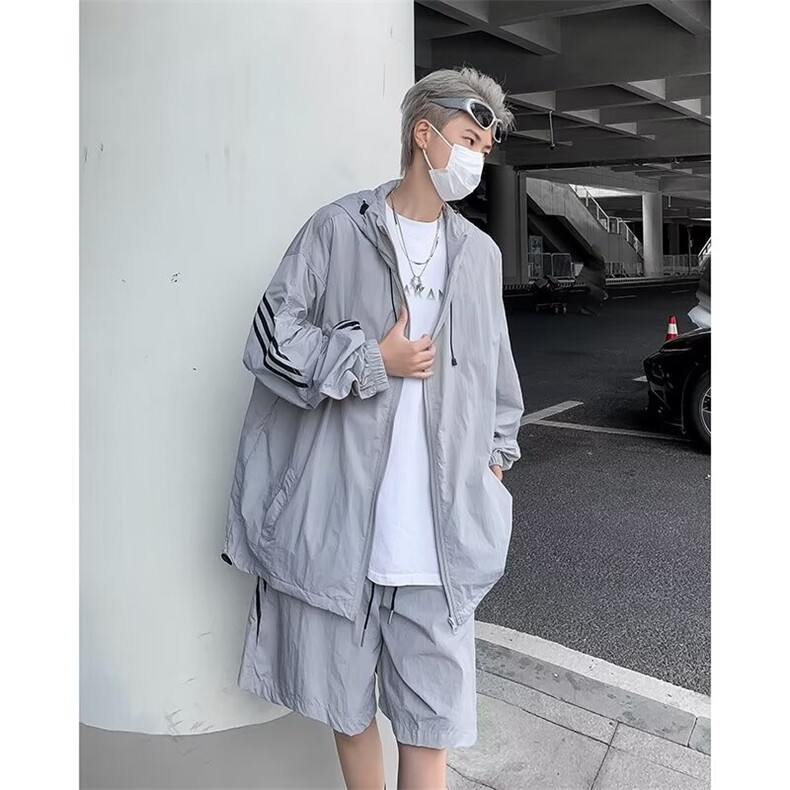 青少年防晒衣男运动套装 TBK99 P65图片