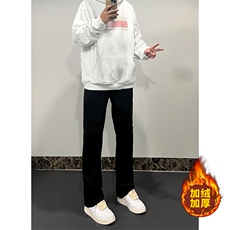 B221美式ins高街加绒加厚牛仔裤LK23010-P60控78加绒P70控98，男装牛仔裤，电商B221