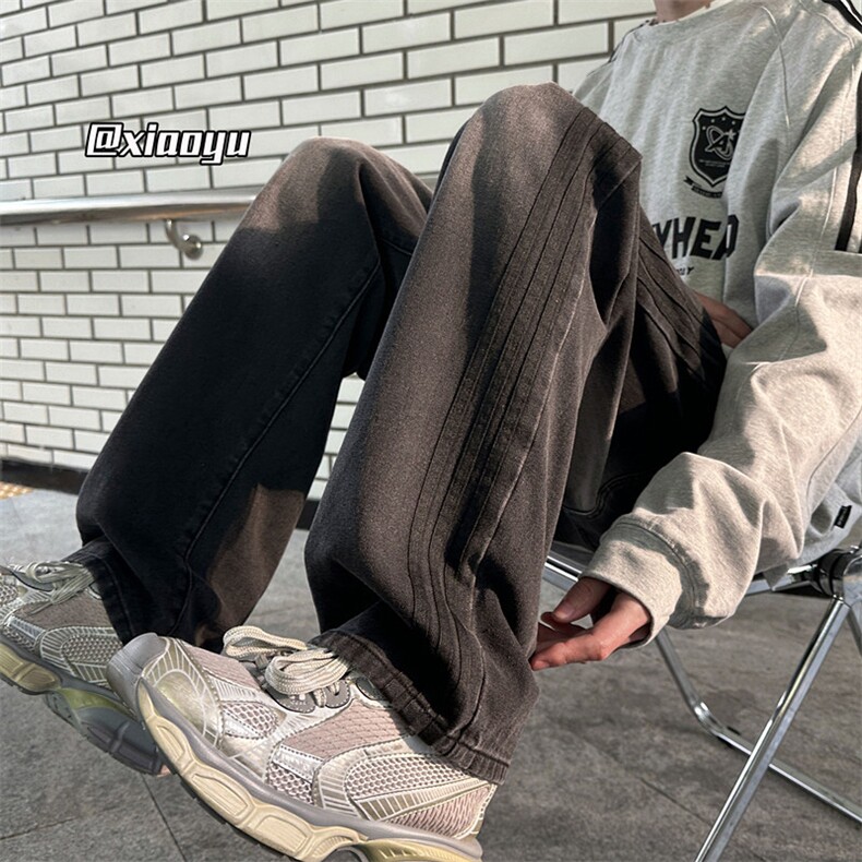 XZ616秋季新款巴黎神裤百搭经典织带牛仔裤TY2401P65控78,男装牛仔裤,星座512A（原616）