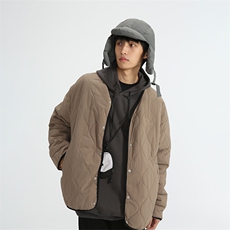 南夏乔装2025冬季新款日系复古刺绣格加厚棉衣情侣潮流休闲棉服男，男装棉衣，电商S006（B521）