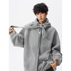 8XL-M朝牌情侣美式绑带设计连帽卫衣宽松开衫外套男女WY35P58，女装短外套，电商D206-1