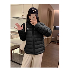 男女情侣户外休闲短夹克新款冬季轻质肋纹羽绒棉服，男装夹克，星座410-6（原星座1304-1）
