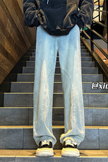 XZ616秋冬季新款设计感毛边牛仔裤TY983M-5XLP55控68，男装牛仔裤，星座512A（原616）