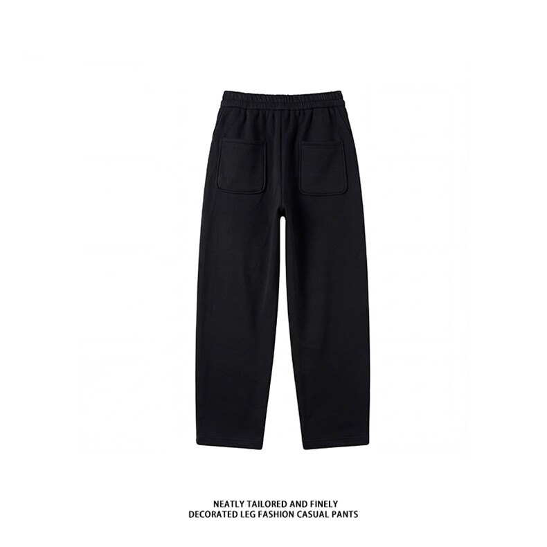 冬季新款高品质加绒加厚休闲裤直筒宽松百搭卫裤A111-G001-P58,男装休闲裤,电商基地A111