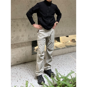 美式机能休闲直筒男生秋季款2025长裤子加长高个子运动工装裤潮牌图片