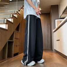 美式工装裤休闲裤夏季宽松运动裤阔腿裤拖地长裤子，男装休闲裤，星座716-2