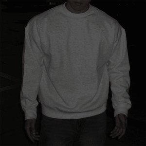 抖音得物高品质 二开支持退换 26春装美式男宽松曼巴纯色圆领卫衣图片