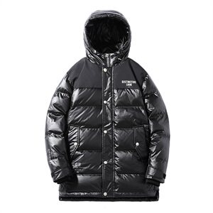 2020冬装新款潮牌亮色保暖连帽羽绒服男潮百搭外套 A438-851图片