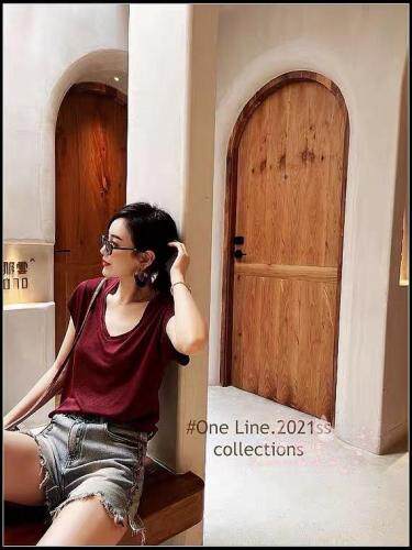 雪花天丝面膜T恤，女装T恤，斐媞梦 FTM