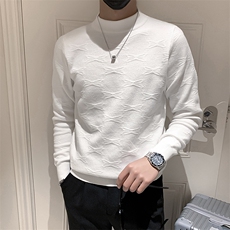 秋冬款男士圆领长袖t恤圆领卫衣长袖MY03467-P60，男装卫衣，星座308B-2