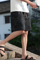 2025夏季新款风男装新中式盘扣肌理感短裤质感5分裤DK98-P50，男装牛仔裤，电商B277(原6028)