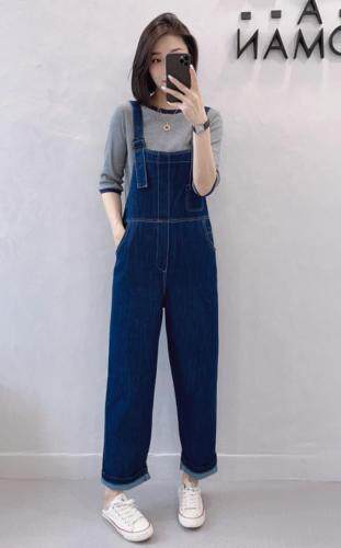 两件套牛仔背带长裤，其它，秀红佳丽