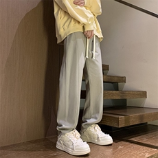 港风秋冬酷丝棉美式高街宽松休闲长裤男K23319-P35控49，男装休闲裤，星座717