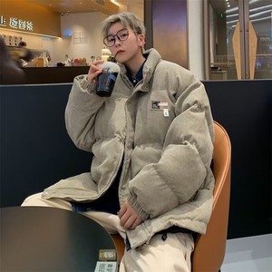 设计情侣装棉服冬季2024新款小众男女宽松加厚DW91-P85图片