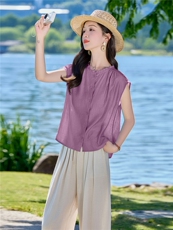 现货套装2026年夏季新款女装时尚气质阔腿裤两件套，女装套装/套裙，依万里