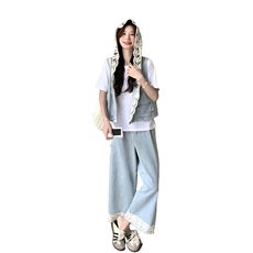 夏装新款！大量现货！蕾丝拼接牛仔三件套2C133-8920P180K248，女装套装/套裙，2C133
