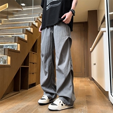 量大优供视频夏季直筒宽松阔腿男女休闲裤CK31特P28控58M-4XL，男装休闲裤，电商B325