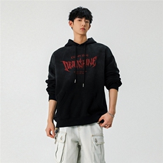 25新春字母扎染宽松潮牌韩版连帽卫衣W5020/P89128，男装卫衣，星座202