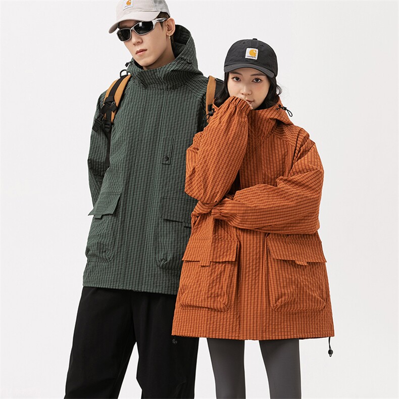 2024春情侣季新款现货户外连帽夹克男冲锋衣外套JK811-P85,男装夹克,星座1204-3