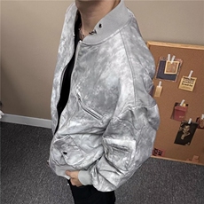 【有货】DJ63-P68美式潮牌复古轧染废土风夹克男款高街工装外套，男装夹克，星座603-2