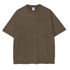 2023纯色做旧夏季TEE打底衫水洗棉短袖重磅bf美式T恤JC071P25，男装T恤，星座1905A（原电商B343）