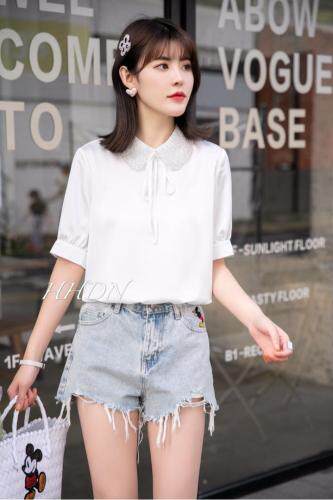 【现货】夏季新款女装时尚大方短袖小衫，女装，红火丹妮