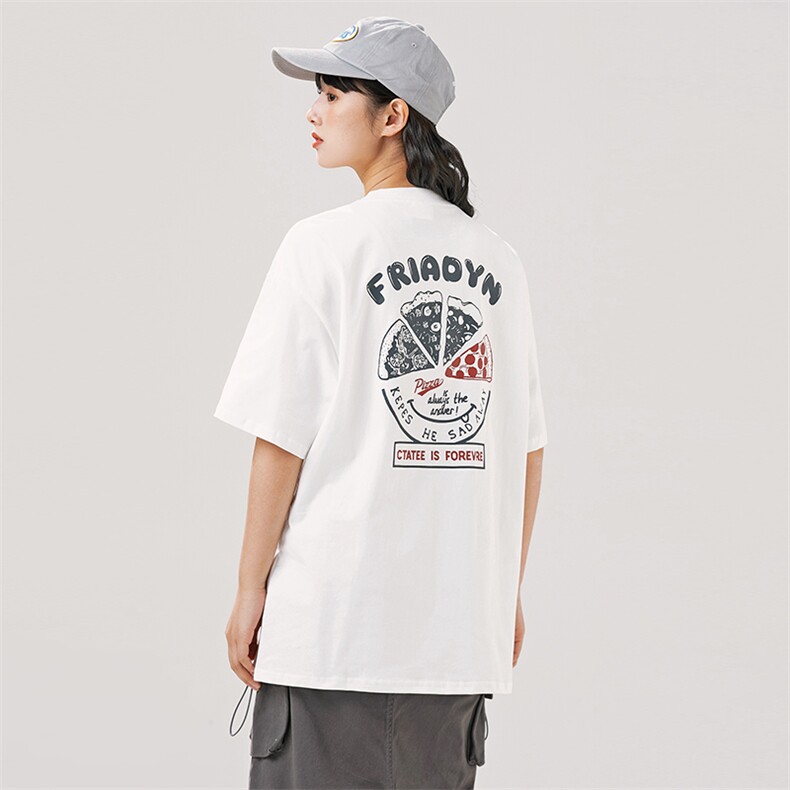 2024夏季新款男装日系潮牌纯色圆领宽松短袖休闲T恤半袖T928-F40,男装T恤,电商A101（原外27）