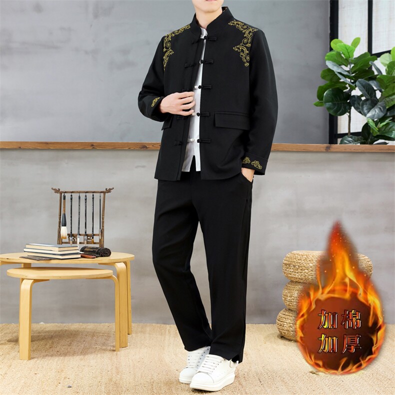 风加棉加厚套装，男装休闲套装，星座1206-2（原A206-2）