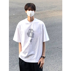 可设48小时发货支持抖音得物来样二开230克重磅美式短袖t恤MT371，男装T恤，电商A486